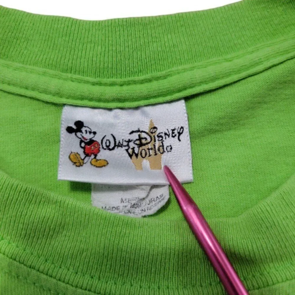 Vintage Walt Disney World Shirt Size Medium Mickey Mouse Embroidery Embroidered